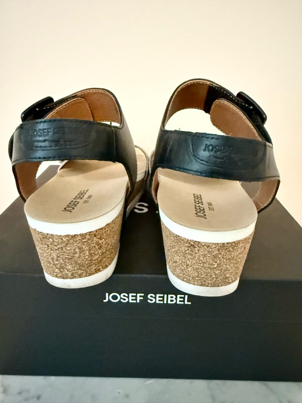 Josef Seibel Quinn 02 Wedge Sandal in Balsalt size 39 - Picture 6 of 10